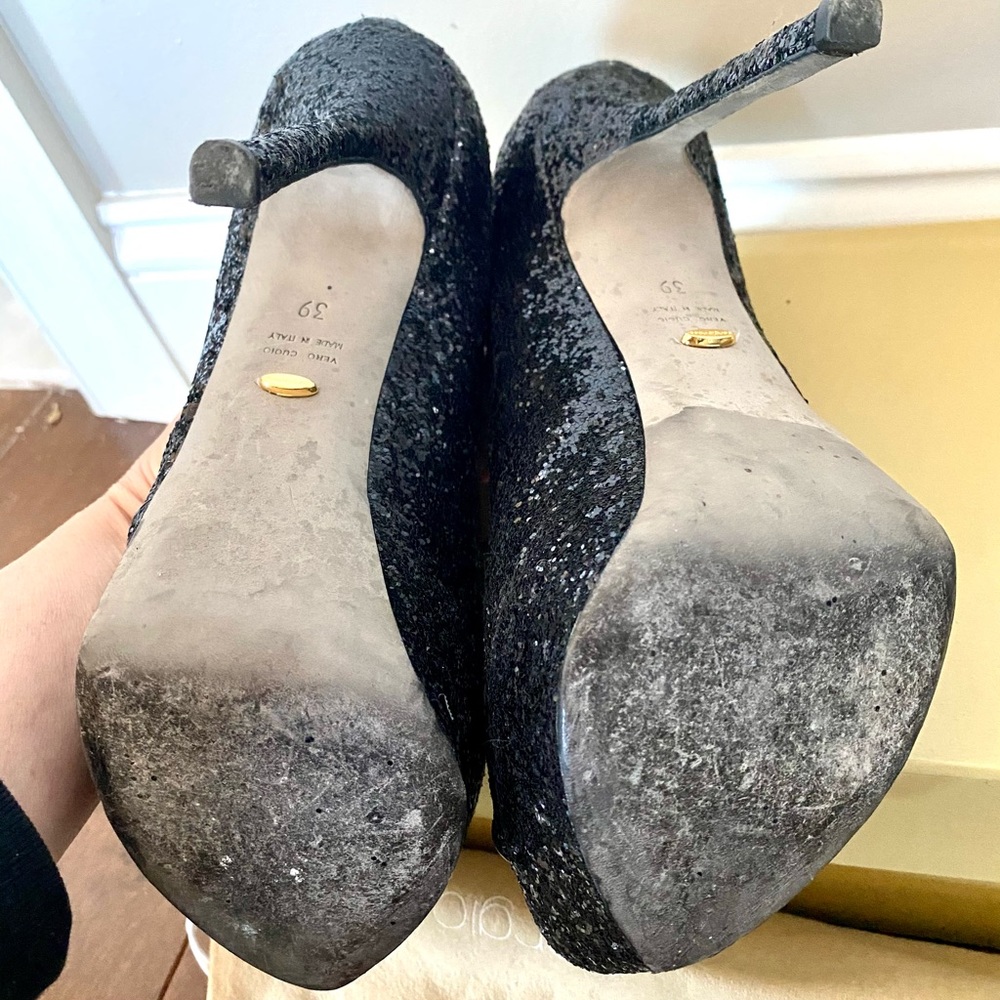 SERGIO ROSSI Boston Peeptoe Platform Pump - Picture 7 of 7